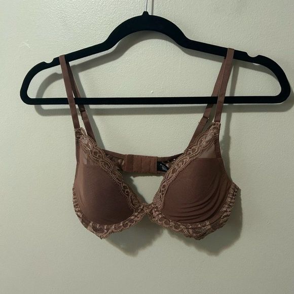 NWOT Natori Womens Feathers Contour Plunge Bra 36A - Picture 2 of 5
